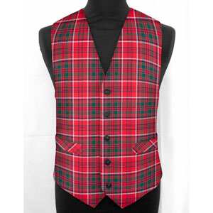 Waistcoat, Vest, Wool, Grant Tartan